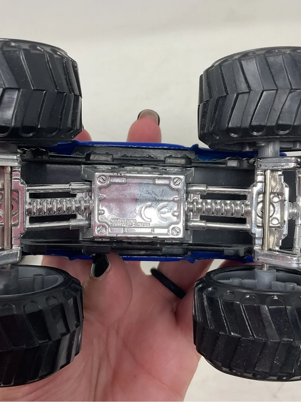 Blue Monster Truck Toy for Kids - Durable Off-Road Play